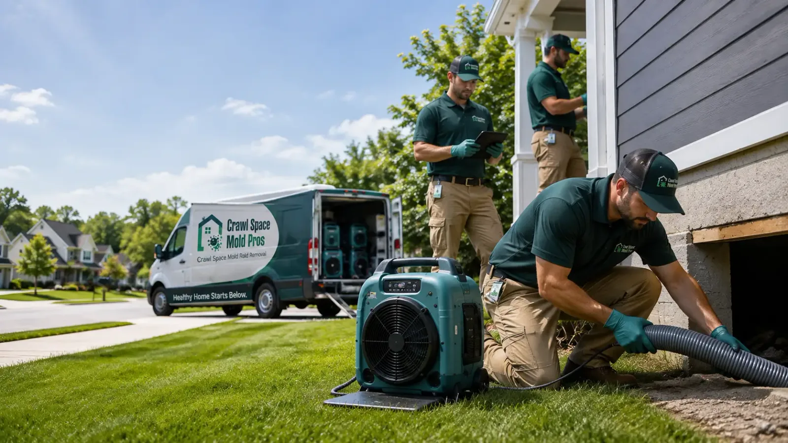 Crawl Space Mold Removal in Clark, SD